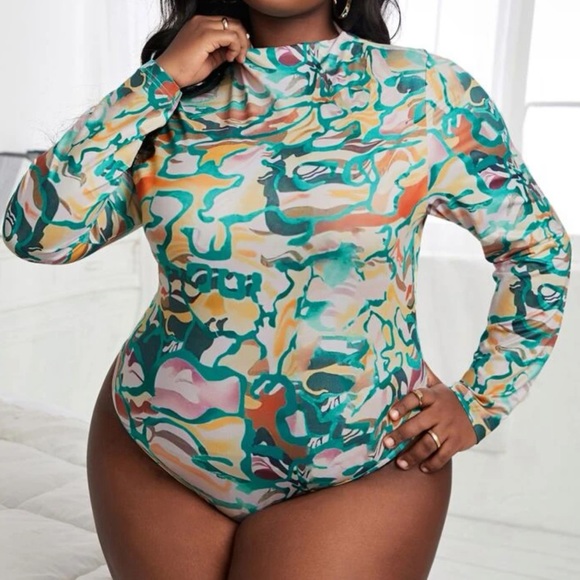 SHEIN 3XL sexy plus backless bodysuit - Picture 4 of 5